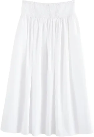 Women's Casual Summer Elastic High Waist All-Match A-Line Skirt