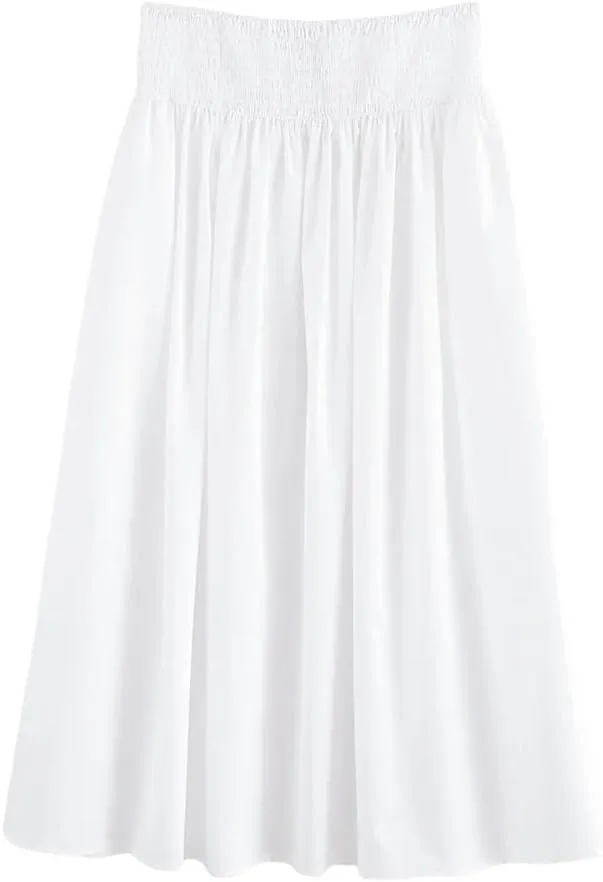 Women's Casual Summer Elastic High Waist All-Match A-Line Skirt