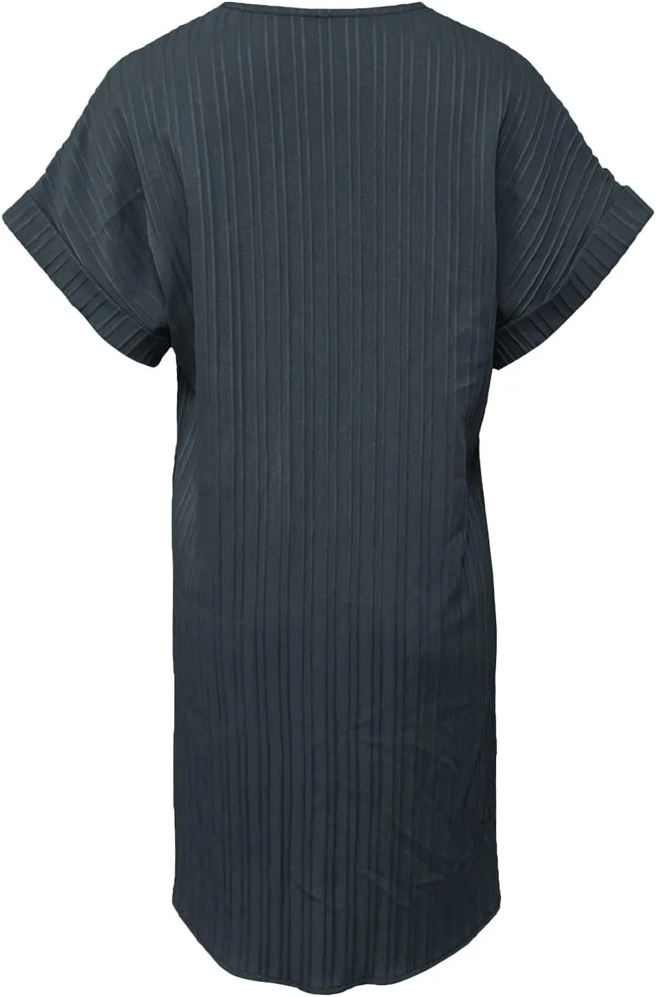Womens Cotton Shirt Dress Summer Casual Short Sleeve Button Down Beach Cover Up Shirts with Pockets