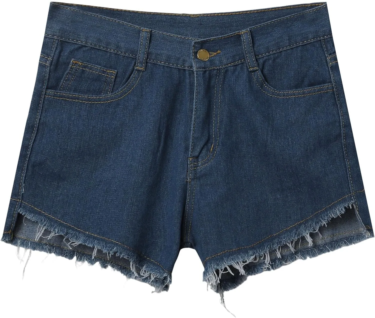 Womens Jean Shorts Summer High Waisted Stretchy Denim Shorts Ripped Frayed Raw Hem Trendy Jeans Short with Pockets 2025