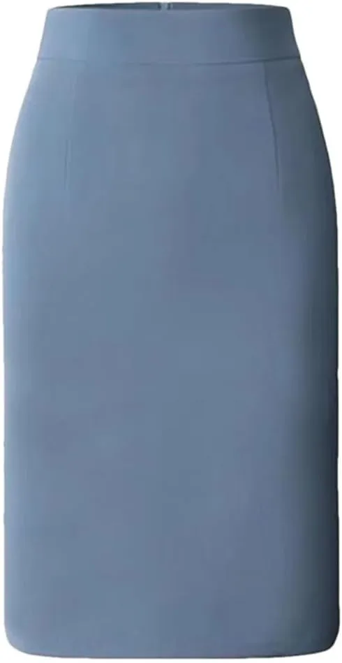 Women's Office Pencil Skirts Elegant Slim High Waist A-Line Skirt