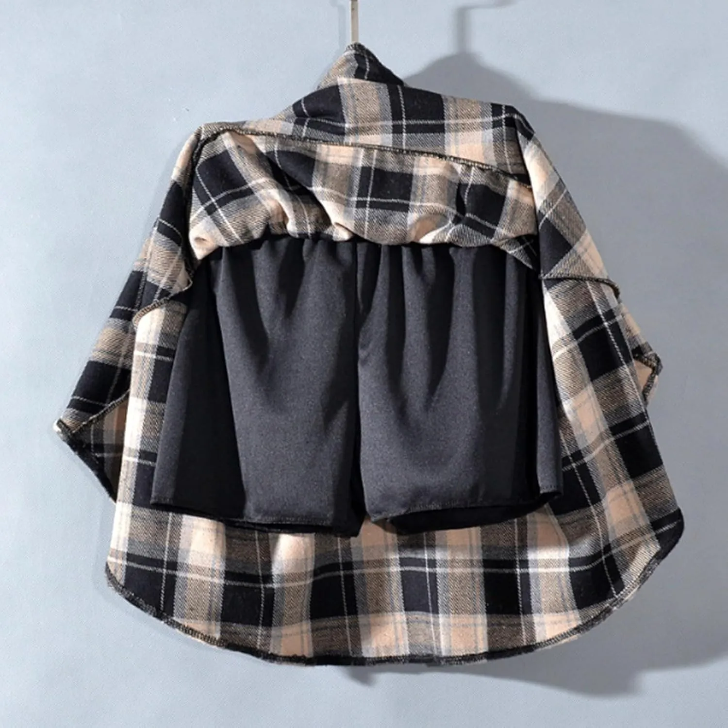 Womens Plaid Mini Skirts Vintage Tiered Tartan Skirt High Waisted Elastic Pleated Skirts A Line Y2k Sports Skirt