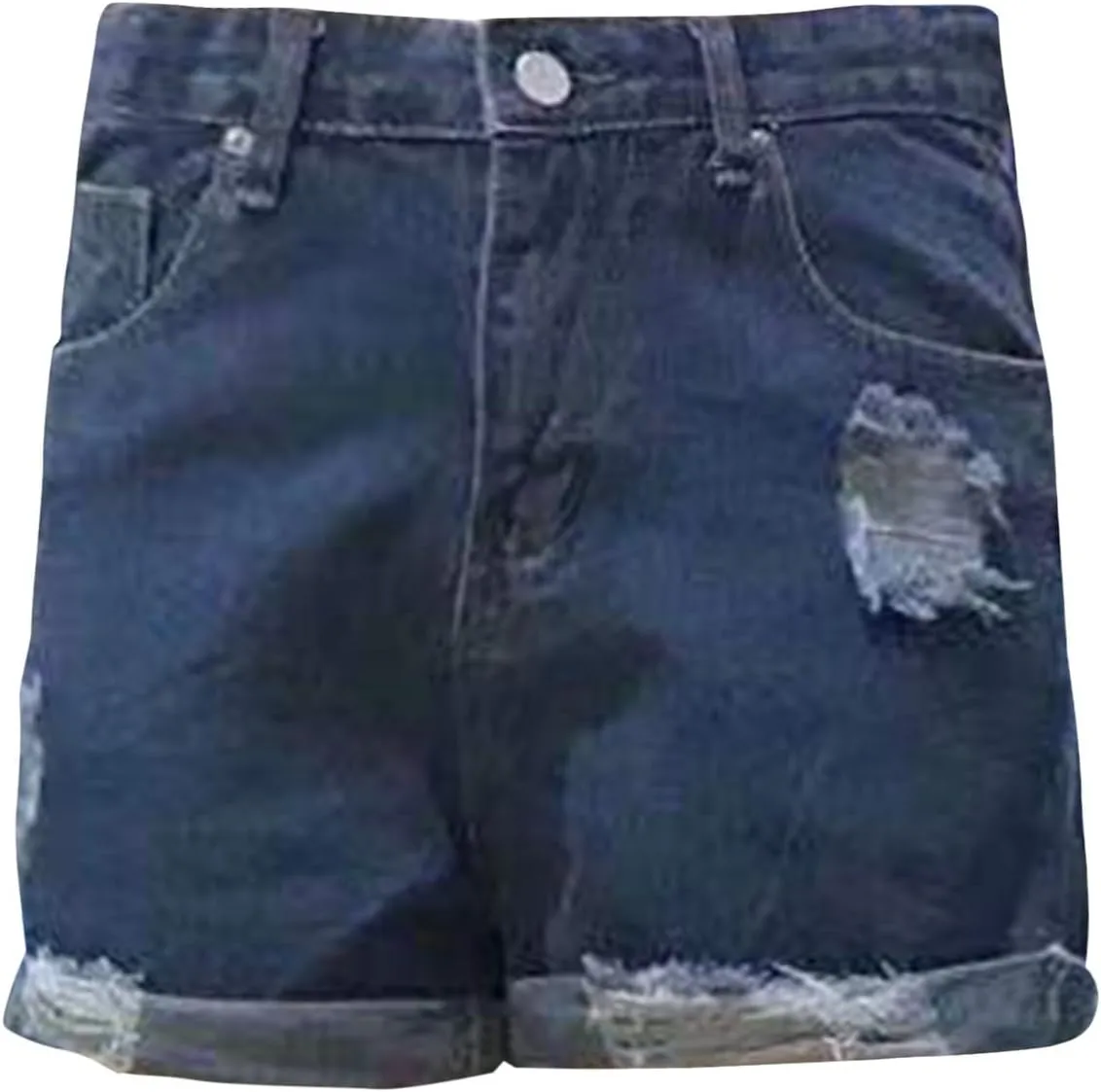 Womens Short Jeans Summer Casual Jean Shorts High Waisted Loose Denim Short Fashion Classic Shorts with Pockets
