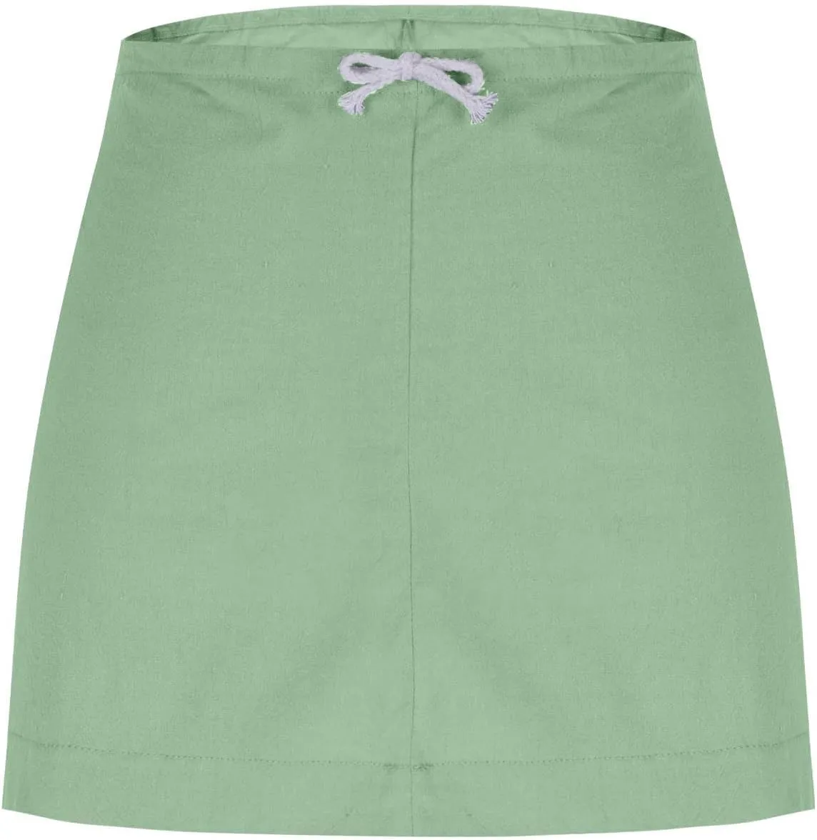 Womens Summer Skirts High Waisted Ruffle Mini Skirt Flowy A Line Skirt Pleated Elastic Waist Skirts Vacation Clothes