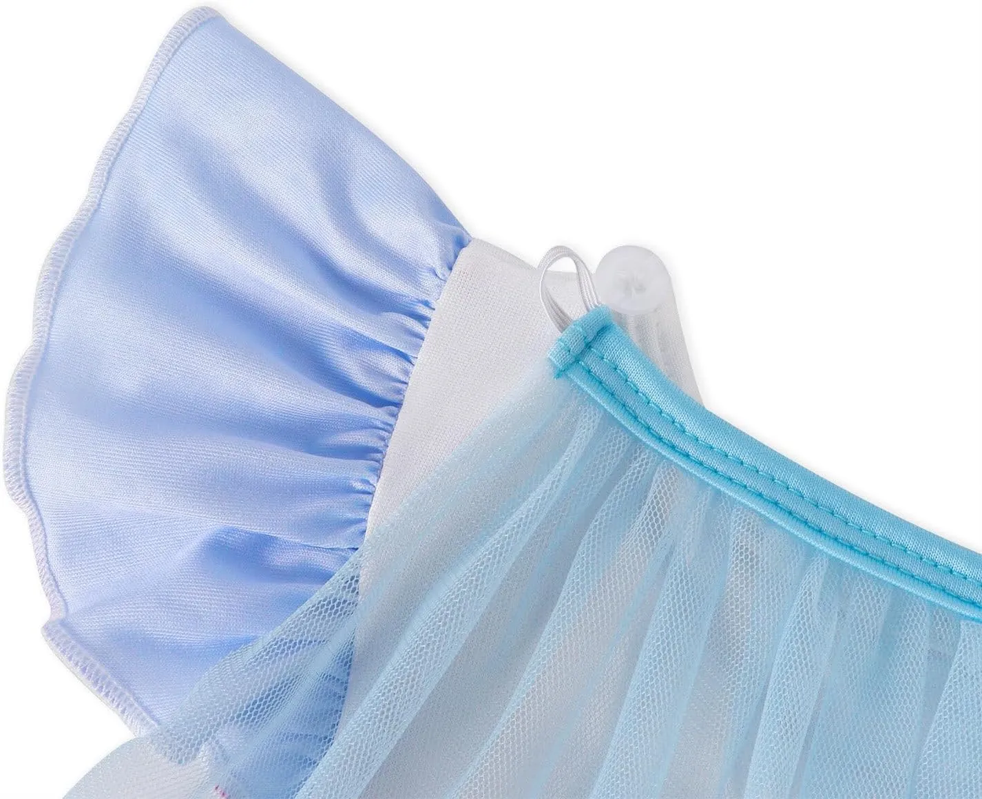 WonderBabe Princess Dress With Cape Girls Christmas Birthday Party Cosplay Costume Toddler Ruffle Sleeve Fancy Outfit Gift