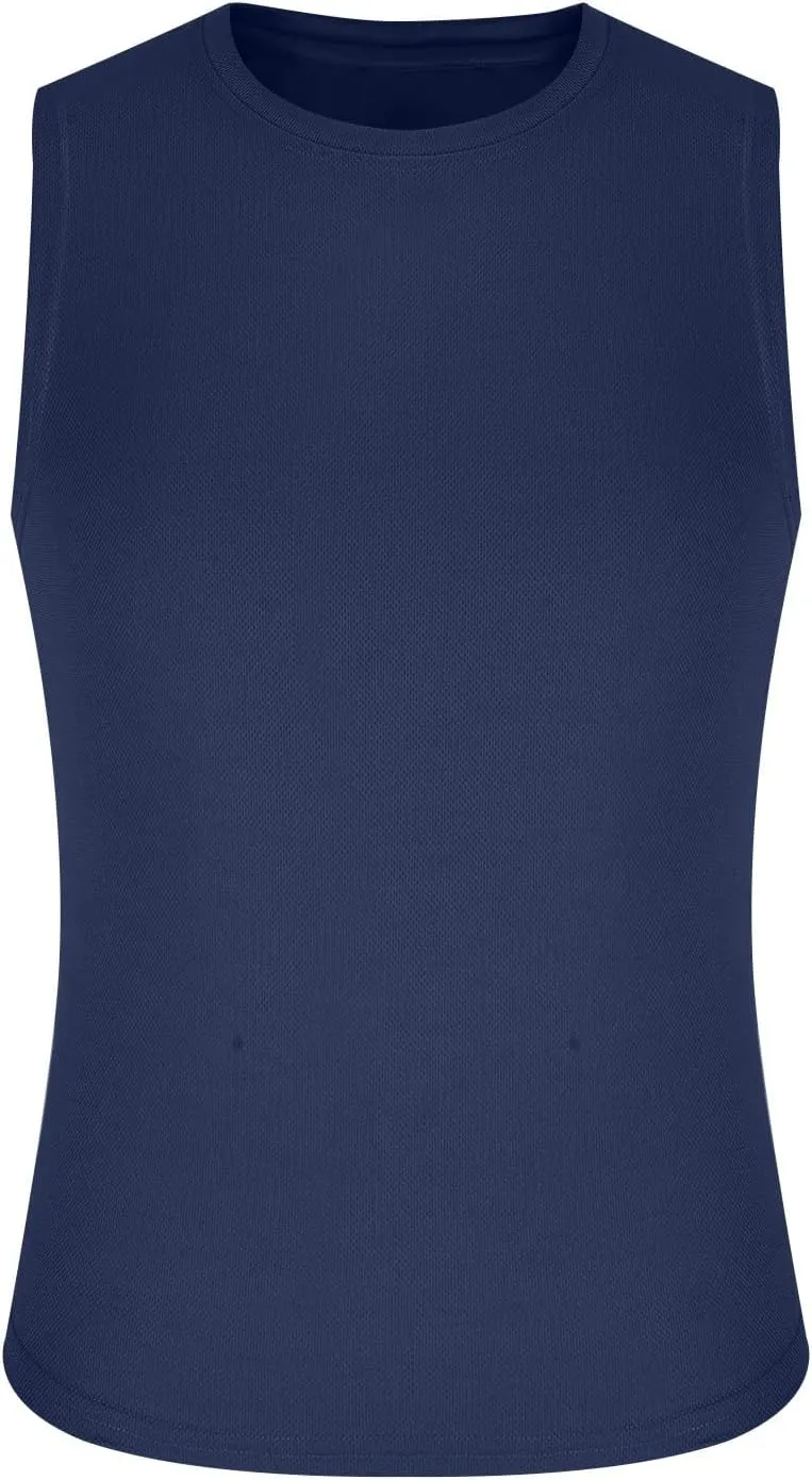 Zeiyignr Workout Tank Tops for Men Quick Dry Gym Fitness Tanks Muscle Bodybuilding Sleeveless Shirt Athletic Running Tank Top